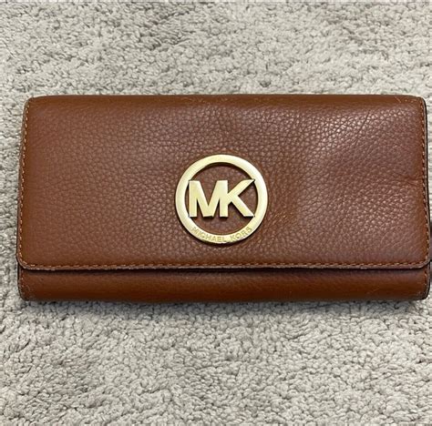 michael kors fulton flap continental leather wallet|michael kors fulton bag.